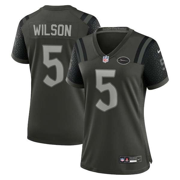 Garrett Wilson New York Jets Nike Women's 2025 Rivalries Collection Game Jersey - Gotham Green