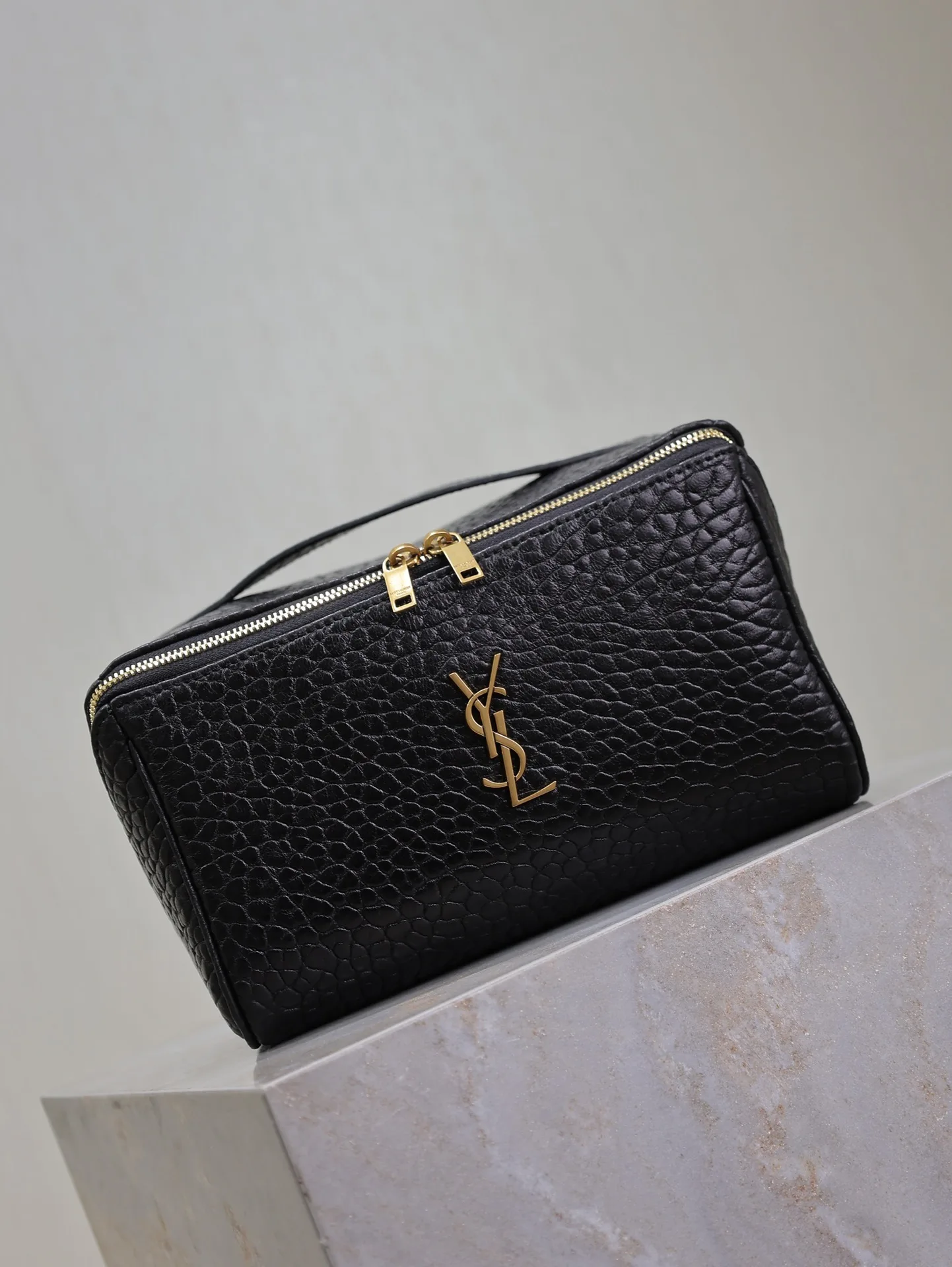 Saint Laurent Black Lambskin Top Handle Bag product photo from LabelPicks