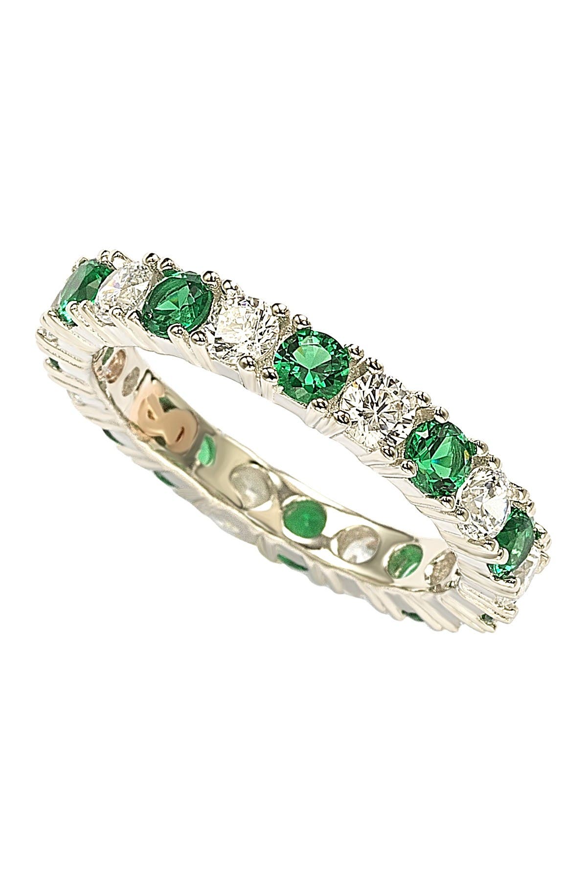 SUZY LEVIAN Sterling Silver Cubic Zirconia Eternity Band Ring