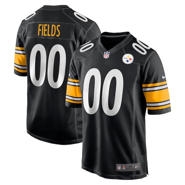 Justin Fields Pittsburgh Steelers Nike Game Player Jersey - Black