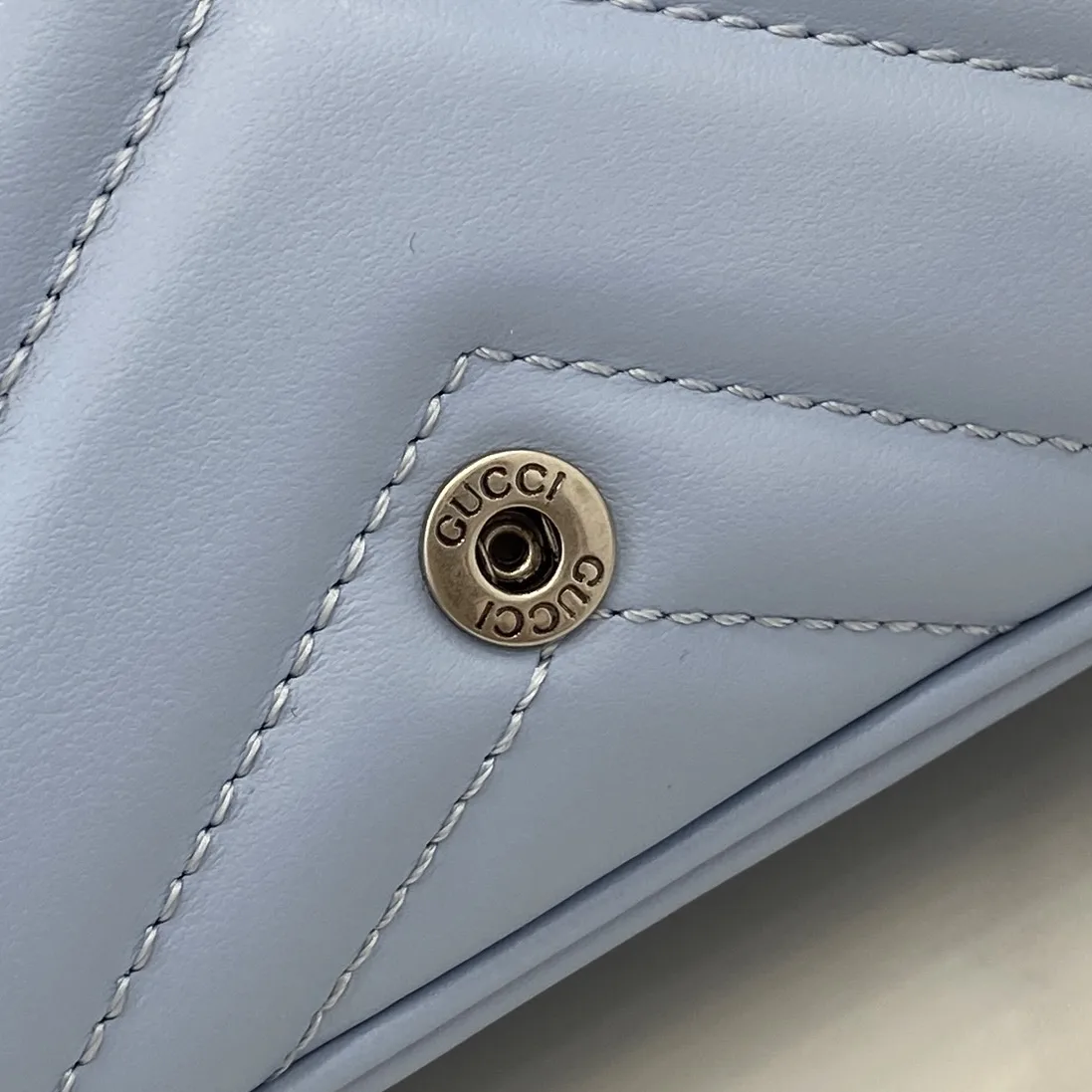 Gucci Blue Marmont Quilted Leather Shoulder Bag product photo from LabelPicks