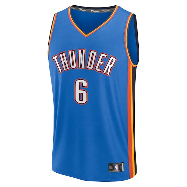 Jaylin Williams Oklahoma City Thunder  Fast Break Replica Player Jersey - Icon Edition - Blue