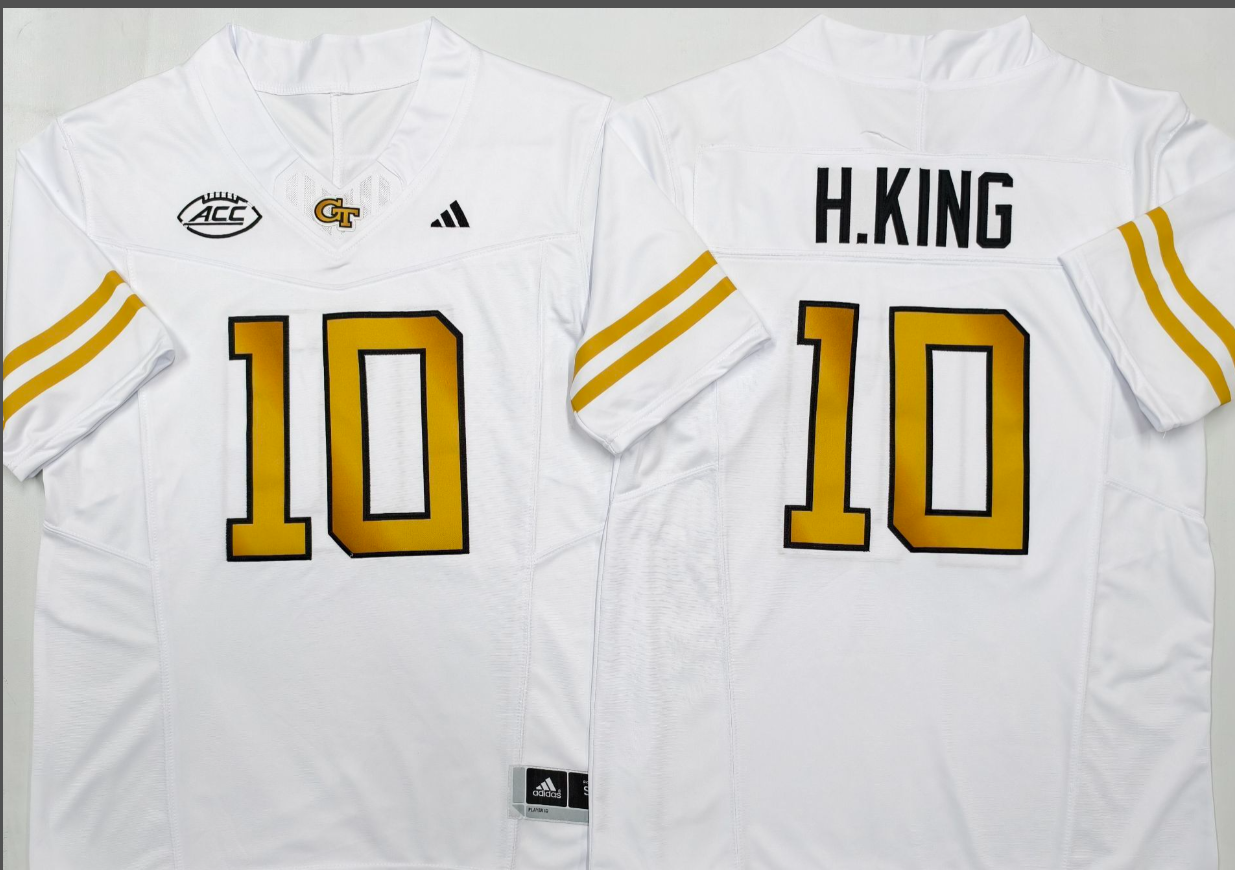 Haynes King NCAA Georgia Tech Yellow Jackets Adidas Vapor Limited Jersey