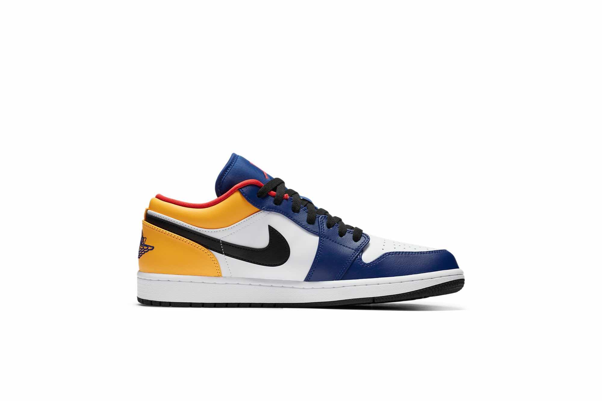 Air Jordan 1 Low ‘White Deep Royal Blue’ 553558-123