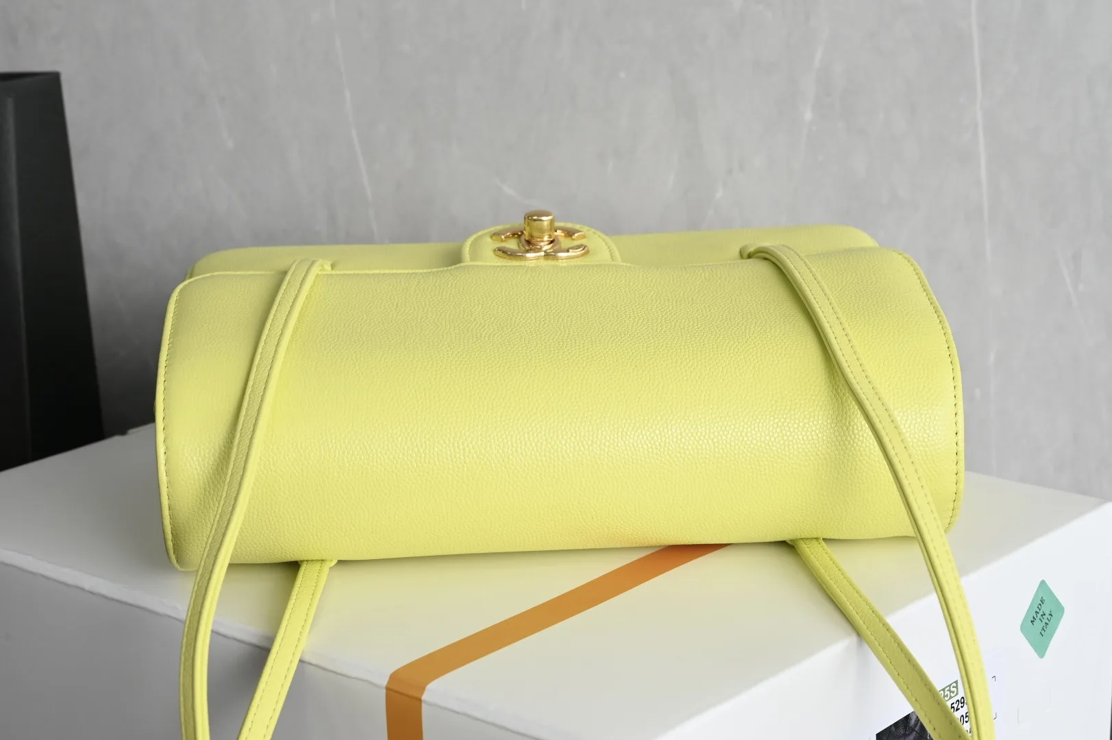 Chanel Yellow Calfskin Shoulder Bag product photo from LabelPicks