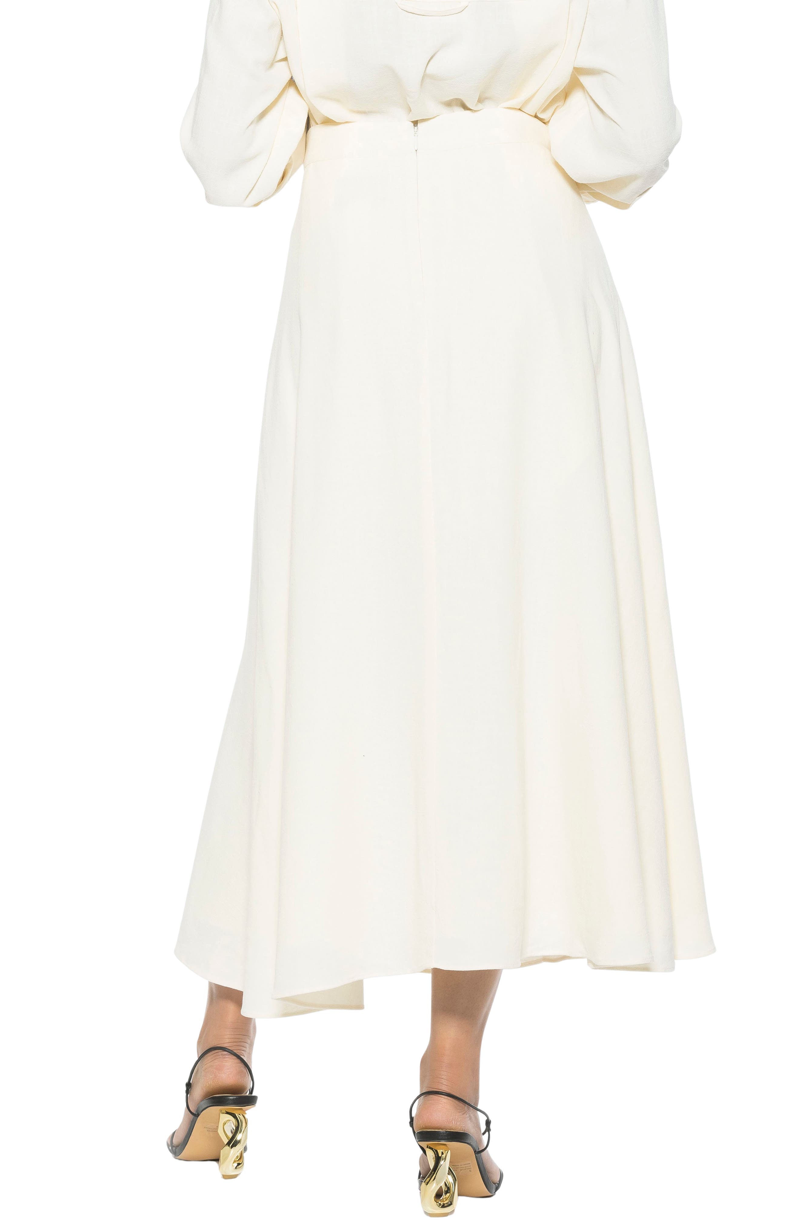 Alexia Admor Brilyn Linen Midi Skirt