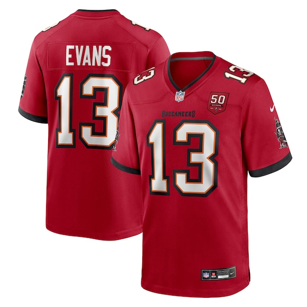 Mike Evans Tampa Bay Buccaneers Nike 50th Season Team Game Jersey - Red/Creamsicle