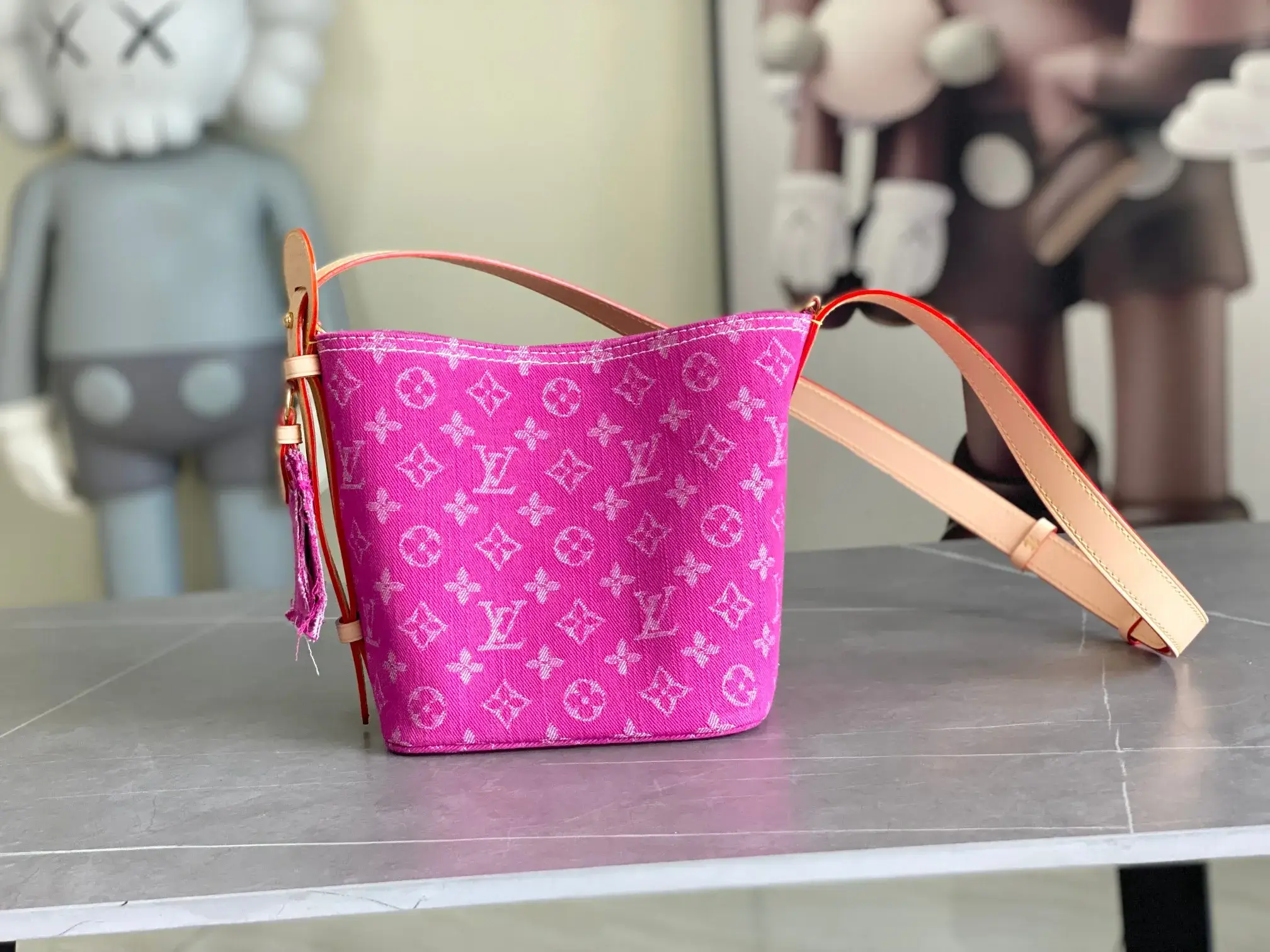 Louis Vuitton Denim Bucket Bag product photo from LabelPicks