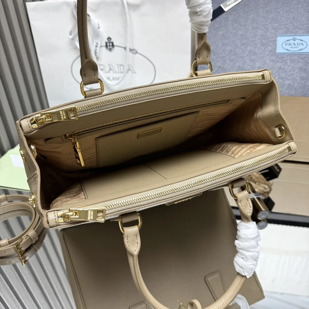 Prada Grained Leather Top Handle Bag product photo from LabelPicks