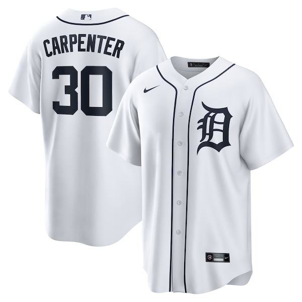 Kerry Carpenter Detroit Tigers Nike Home Replica Jersey - White
