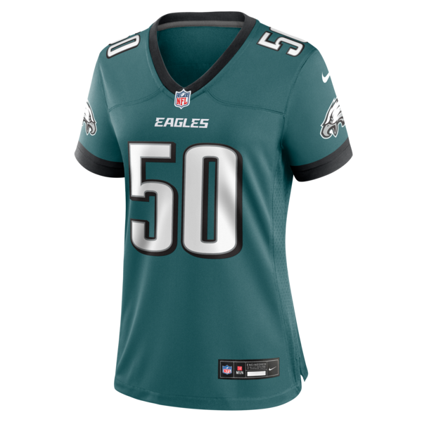 Lance Dixon Philadelphia Eagles Nike Women's Team Game Jersey - Midnight Green