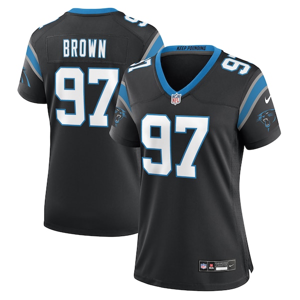 Bobby Brown Carolina Panthers Nike Women's Team Game Jersey -  Black