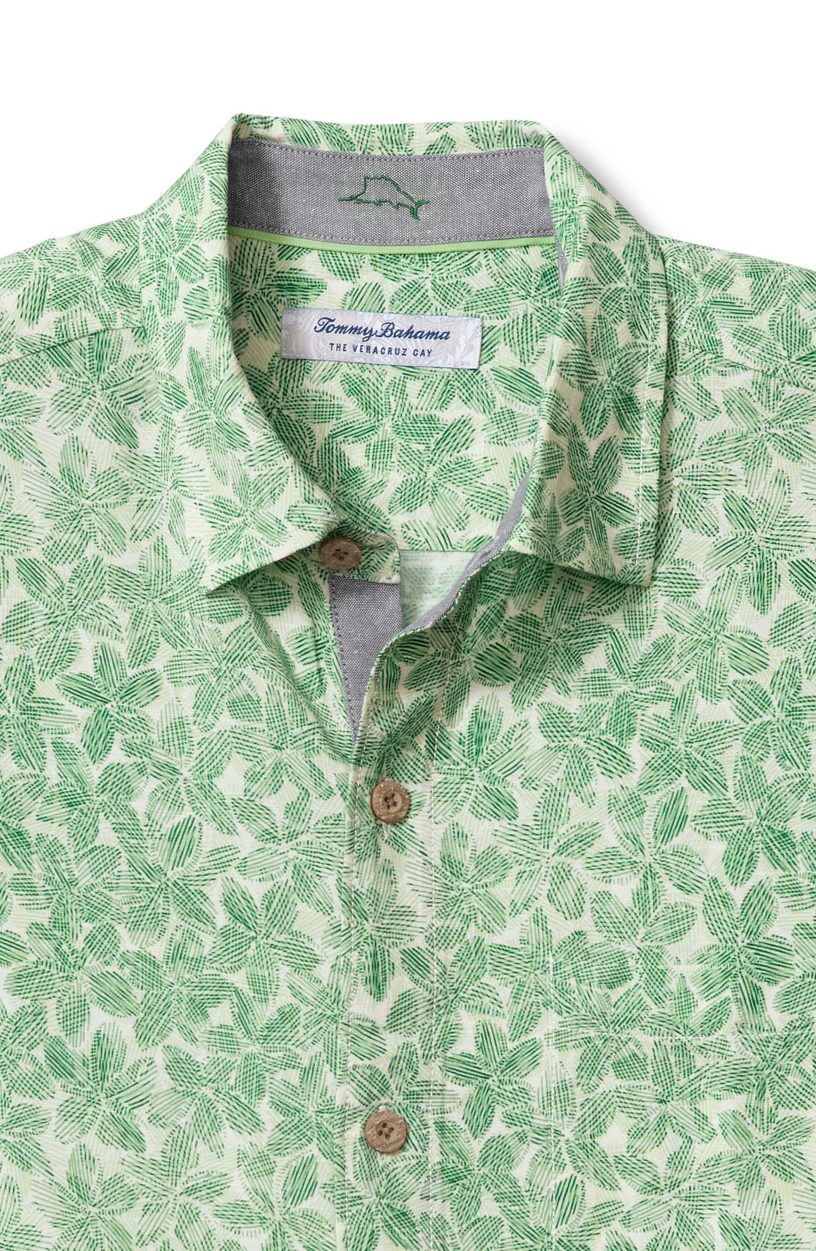 Tommy Bahama Veracruz Cay Sand Dollar Short Sleeve Button-Up Shirt