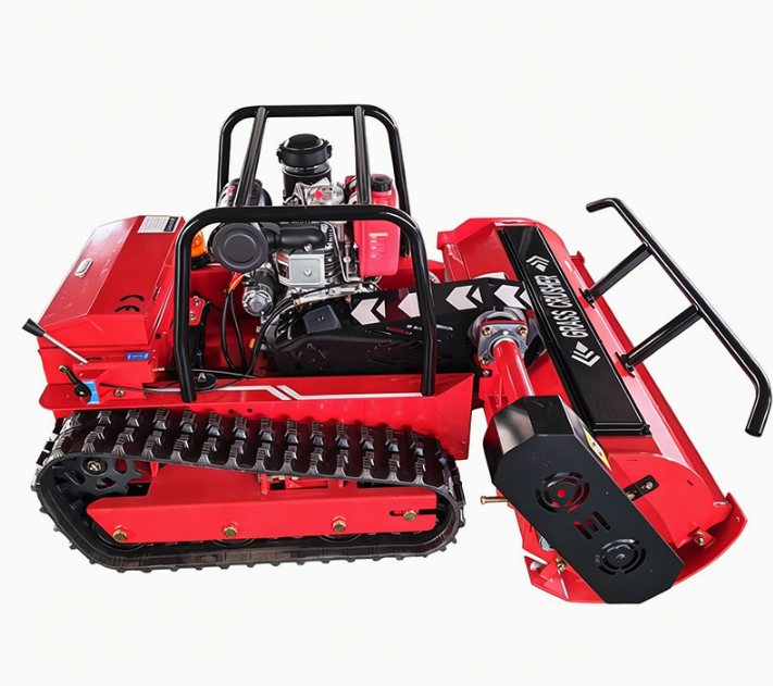 Grass Lawn Mower Remote Bush Cutter Fuel Engined Power Brand New - GreshamTech