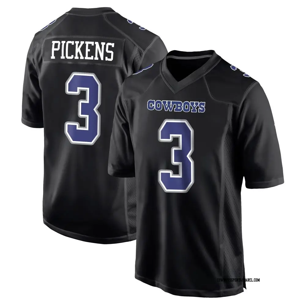 George Pickens Dallas Cowboys Nike Fashion Game Jersey - Black