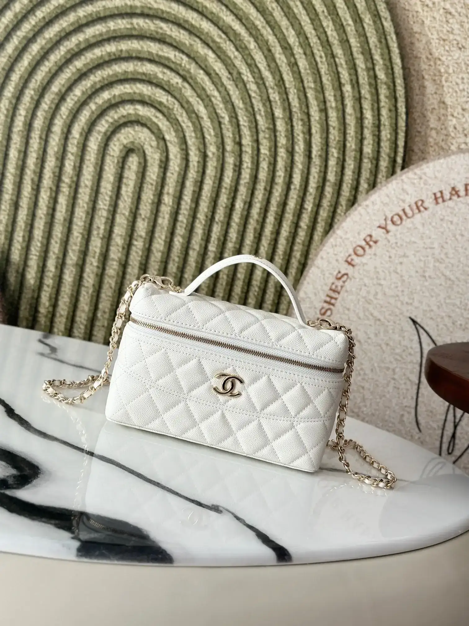 Chanel Grained Leather Top Handle Bag product photo from LabelPicks