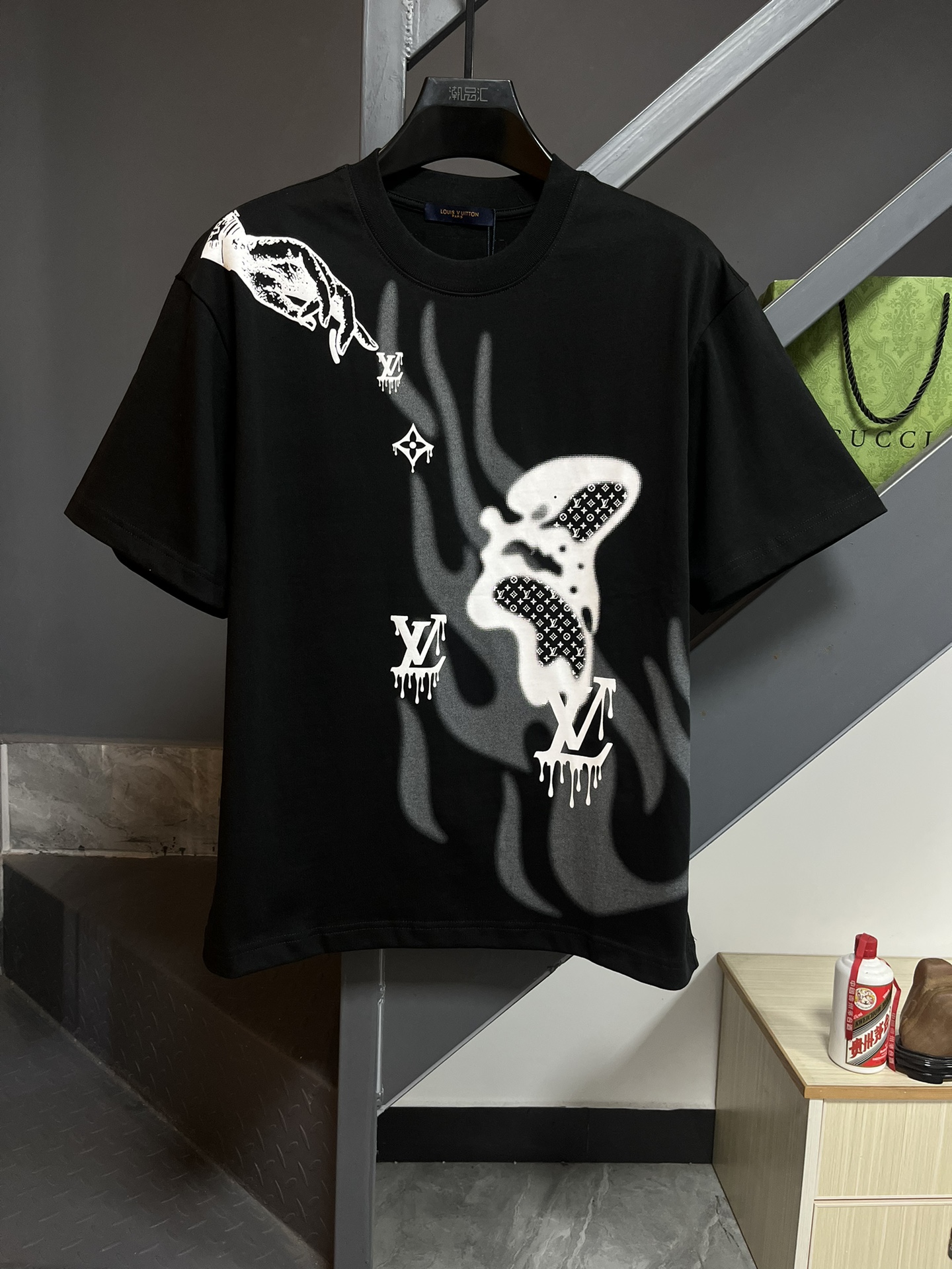 0407 Cartoon Dragon Printed T-shirt