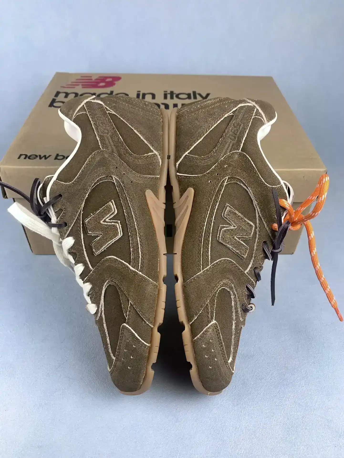 New Balance X Miu Miu 530 SL suede sneakers product photo from LabelPicks