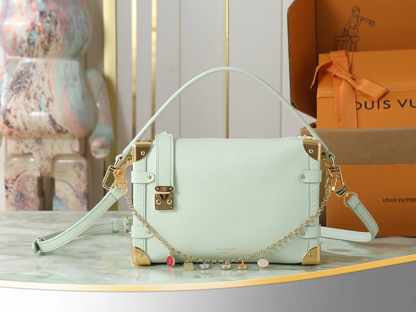 Louis Vuitton White Calfskin Top Handle Bag product photo from LabelPicks