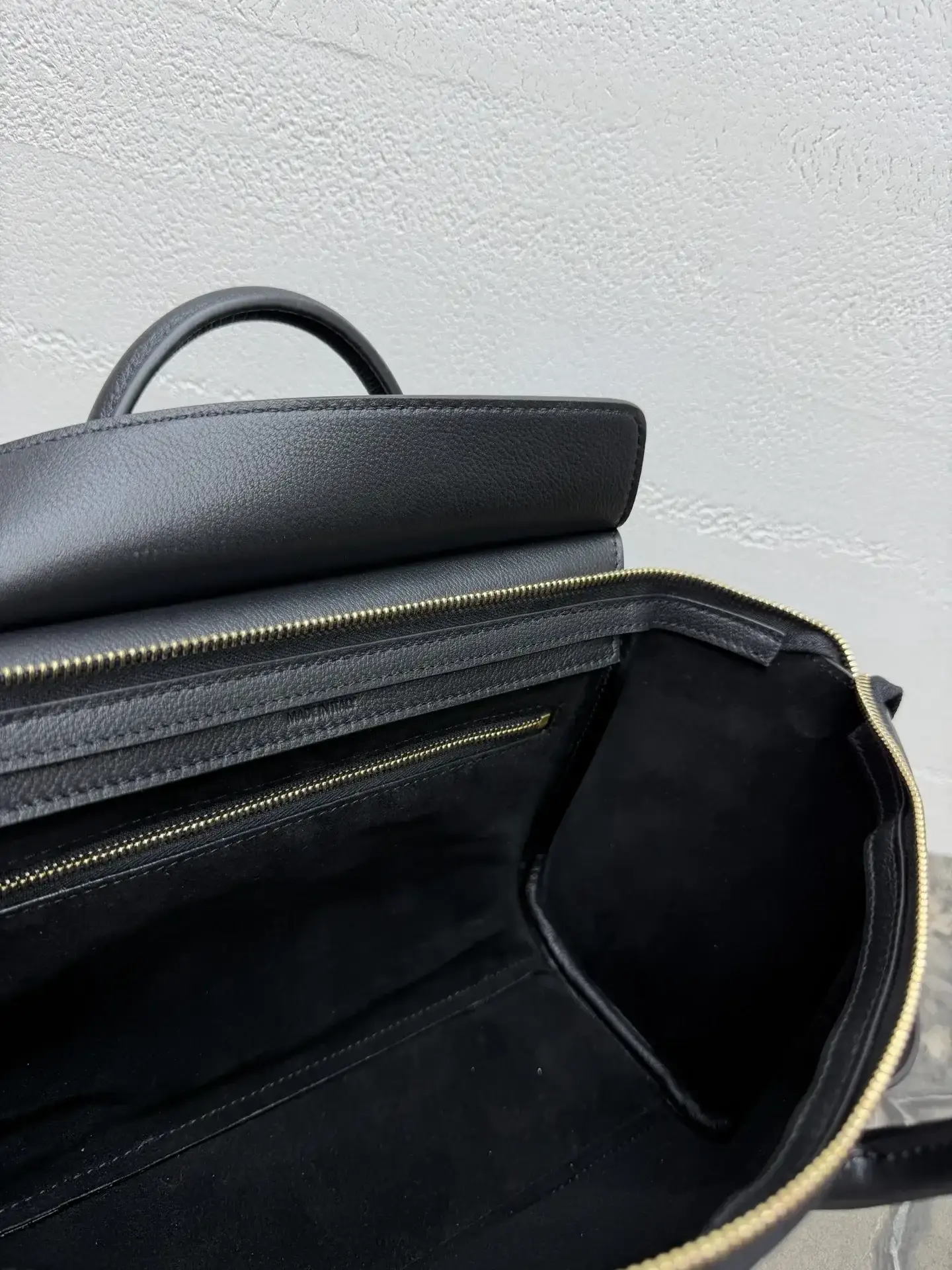 Celine Grained Leather Luggage Top Handle Bag product photo from LabelPicks