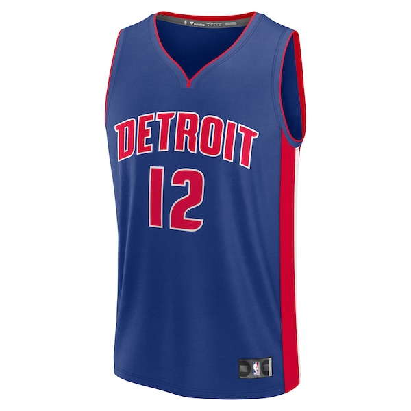 Tim Hardaway Jr. Detroit Pistons  Fast Break Replica Player Jersey - Icon Edition - Blue