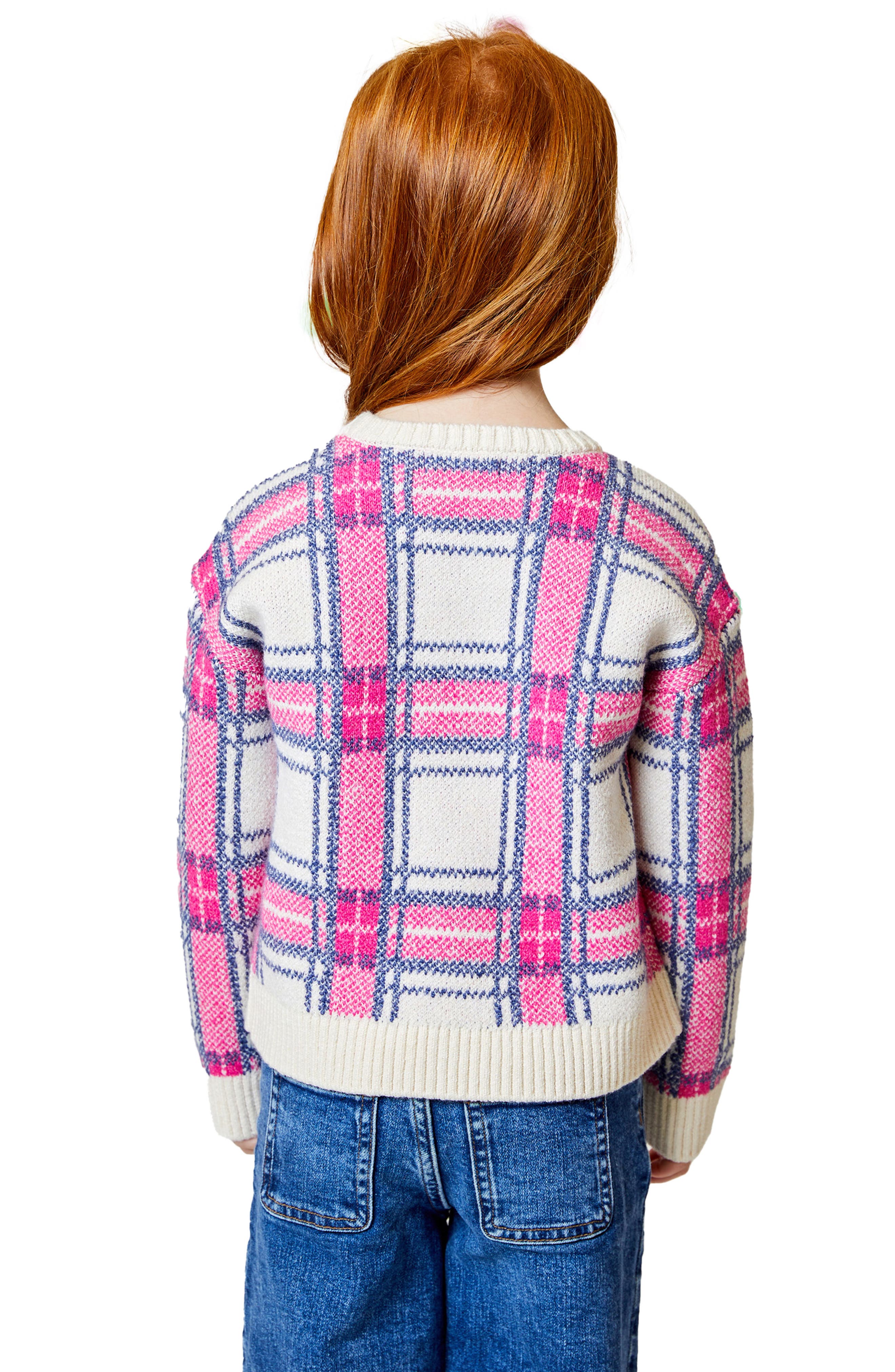 Design History Kids' Plaid Sweater