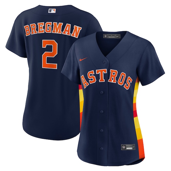 Houston Astros Nike Women's Alternate Replica Player Jersey - Navy