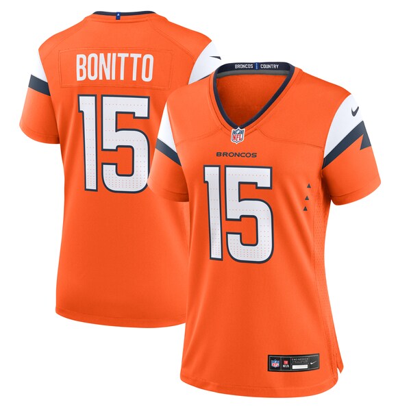Nik Bonitto Denver Broncos Nike Women's Team Game Jersey -  Orange