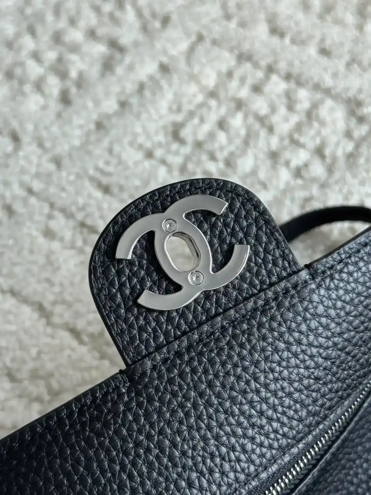 Chanel Classic Flap Burgundy Grained Leather Shoulder Bag product photo from LabelPicks