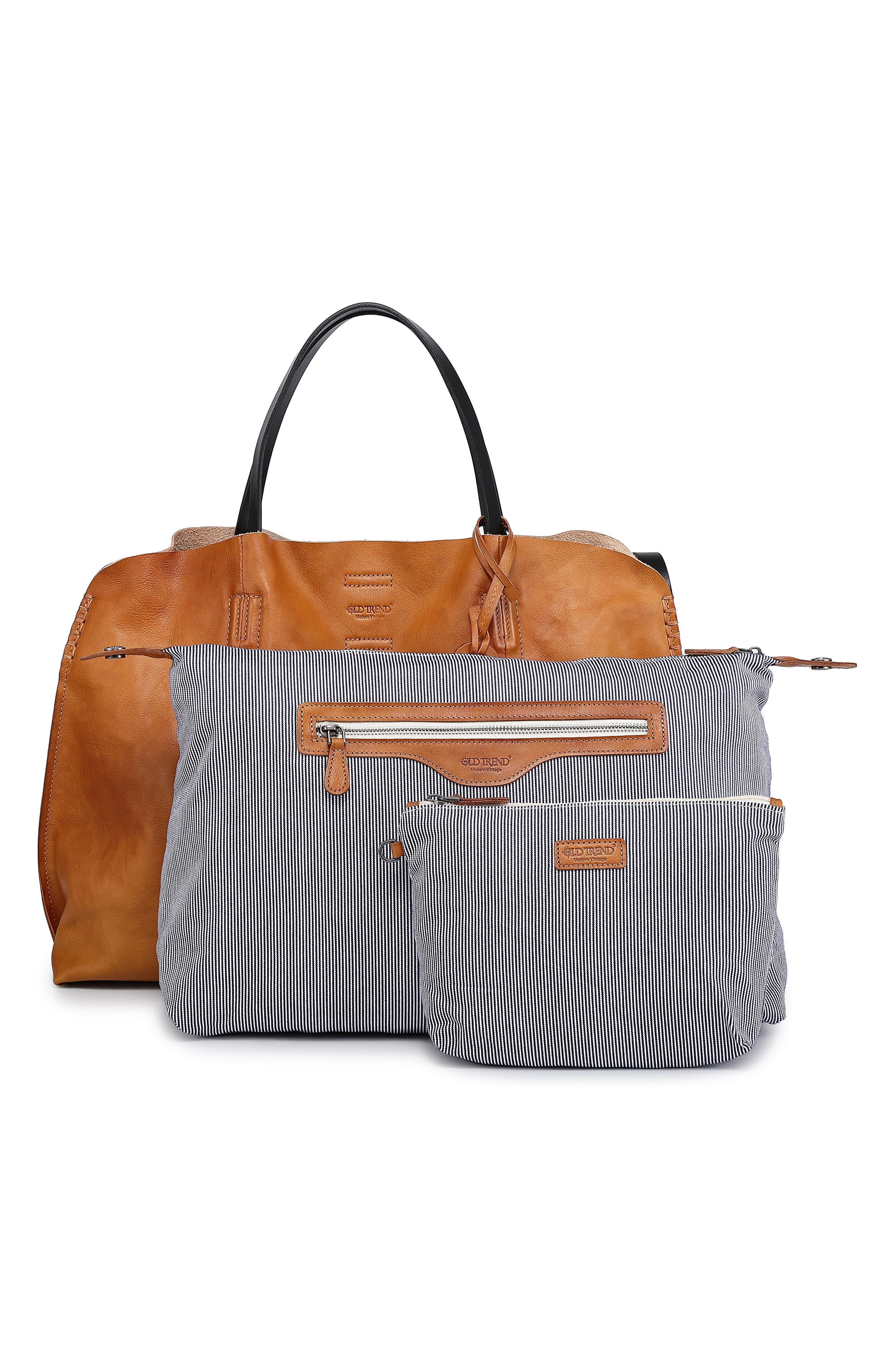 OLD TREND Forest Island Leather Tote Bag