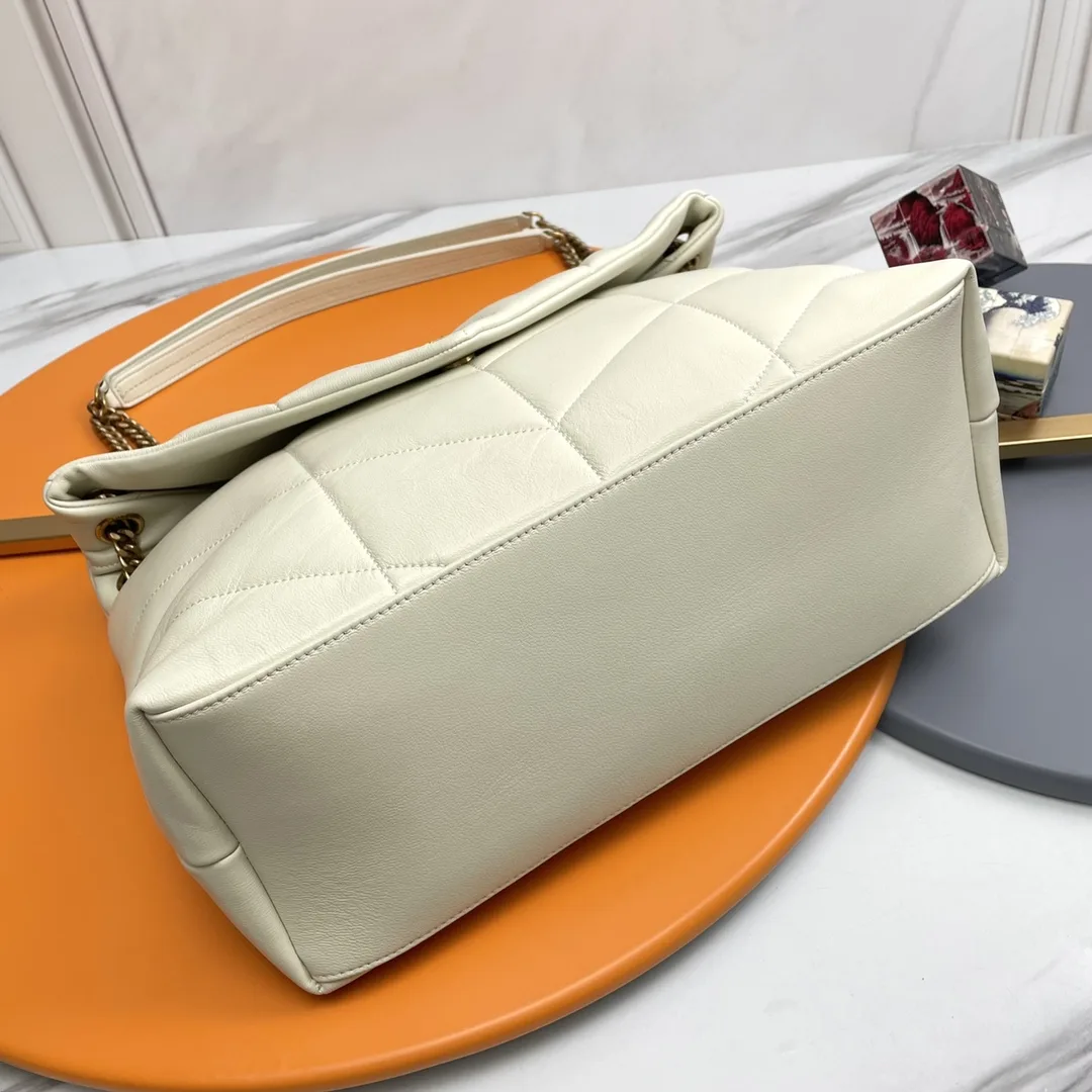 Saint Laurent Loulou White Quilted Leather Shoulder Bag product photo from LabelPicks