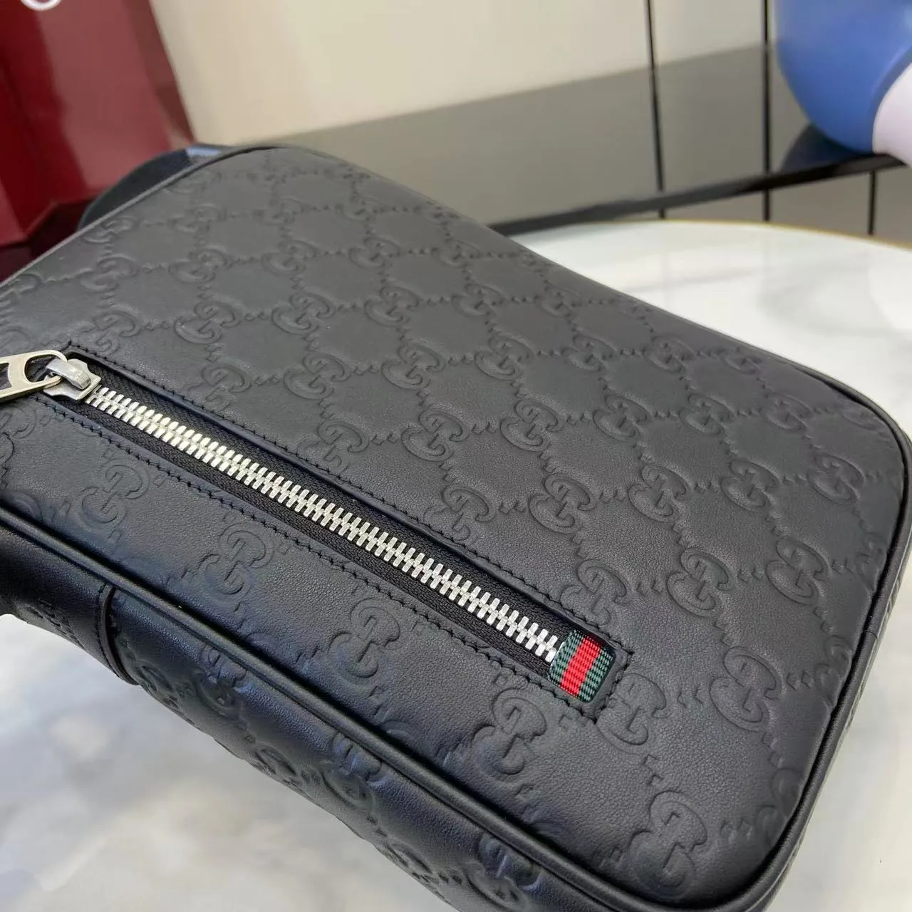 Gucci Black Smooth Leather Crossbody Bag product photo from LabelPicks