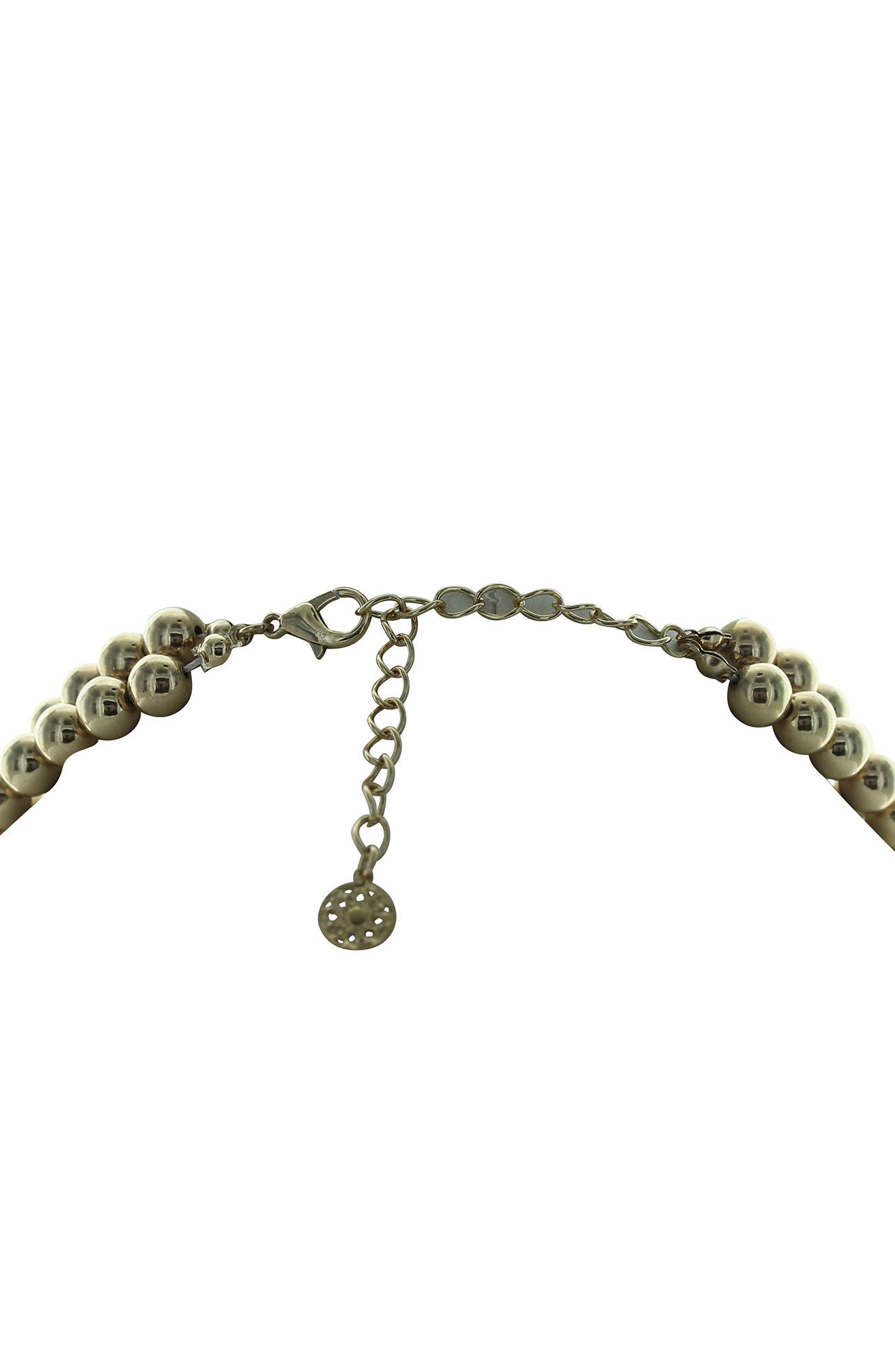 OLIVIA WELLES 14K Gold Plated Double Strand Beaded Necklace