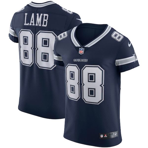 CeeDee Lamb Dallas Cowboys Nike Vapor Elite Jersey - Navy/White
