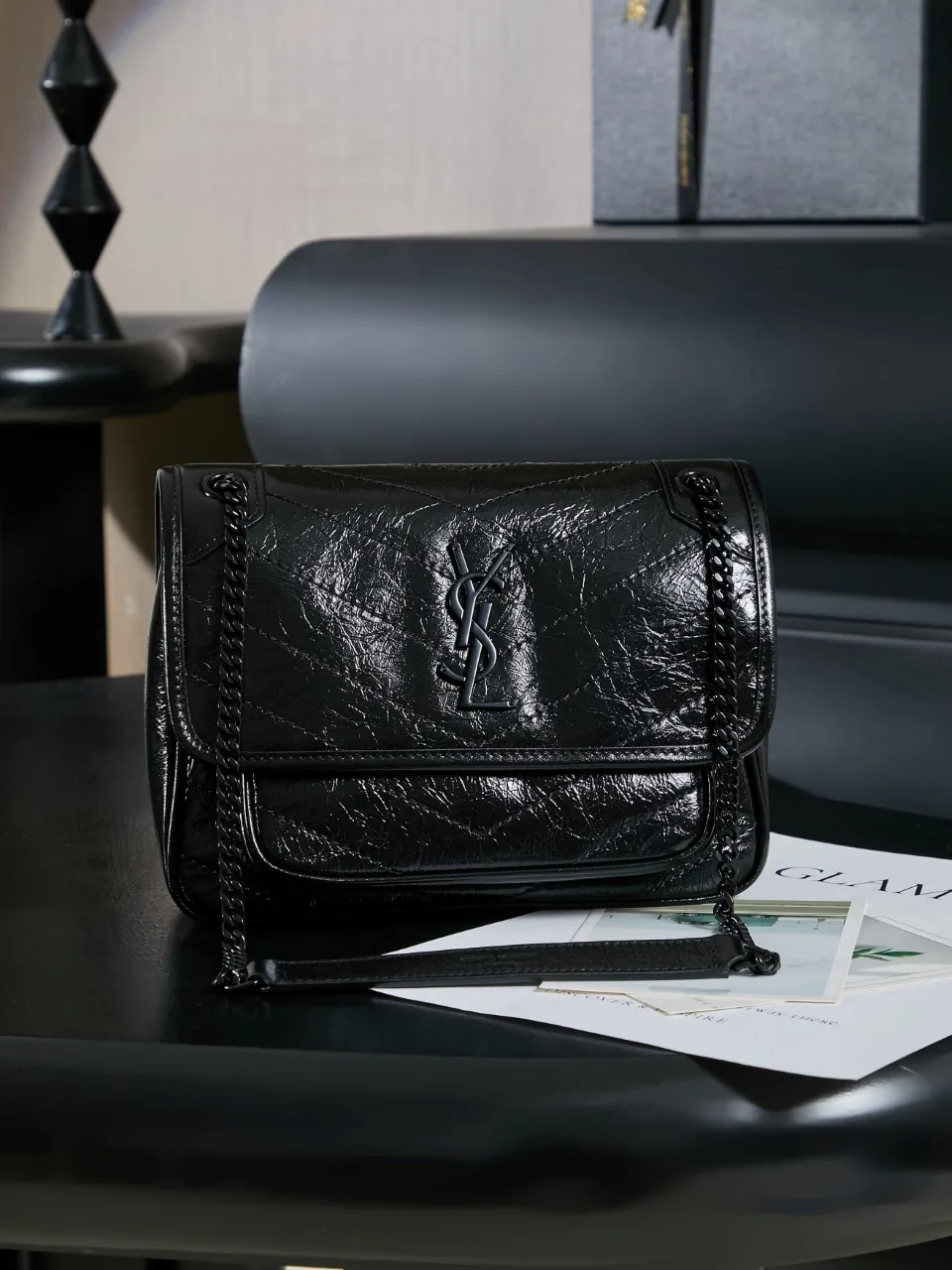 Saint Laurent Calfskin Niki Shoulder Bag product photo from LabelPicks