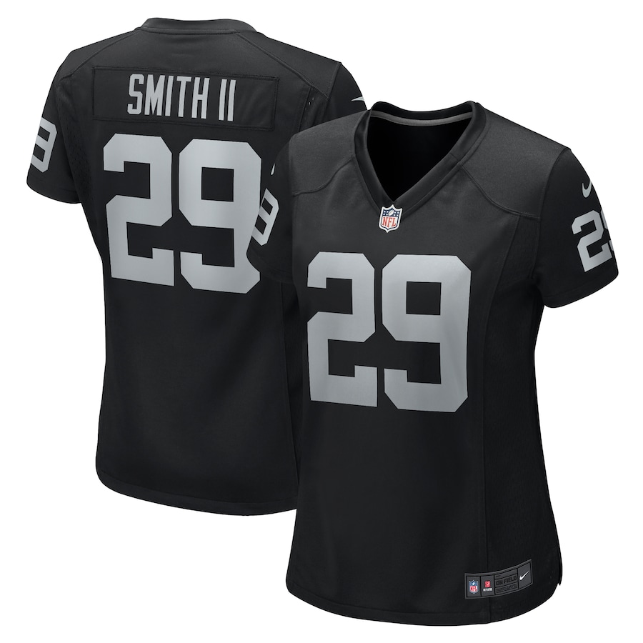 Christopher Smith II Las Vegas Raiders Nike Women's Team Game Jersey -  Black