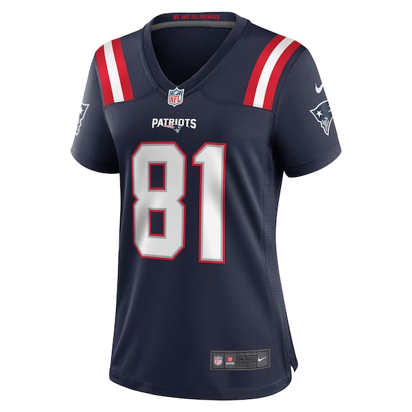Demario Douglas New England Patriots Nike Women's  Game Jersey -  Navy