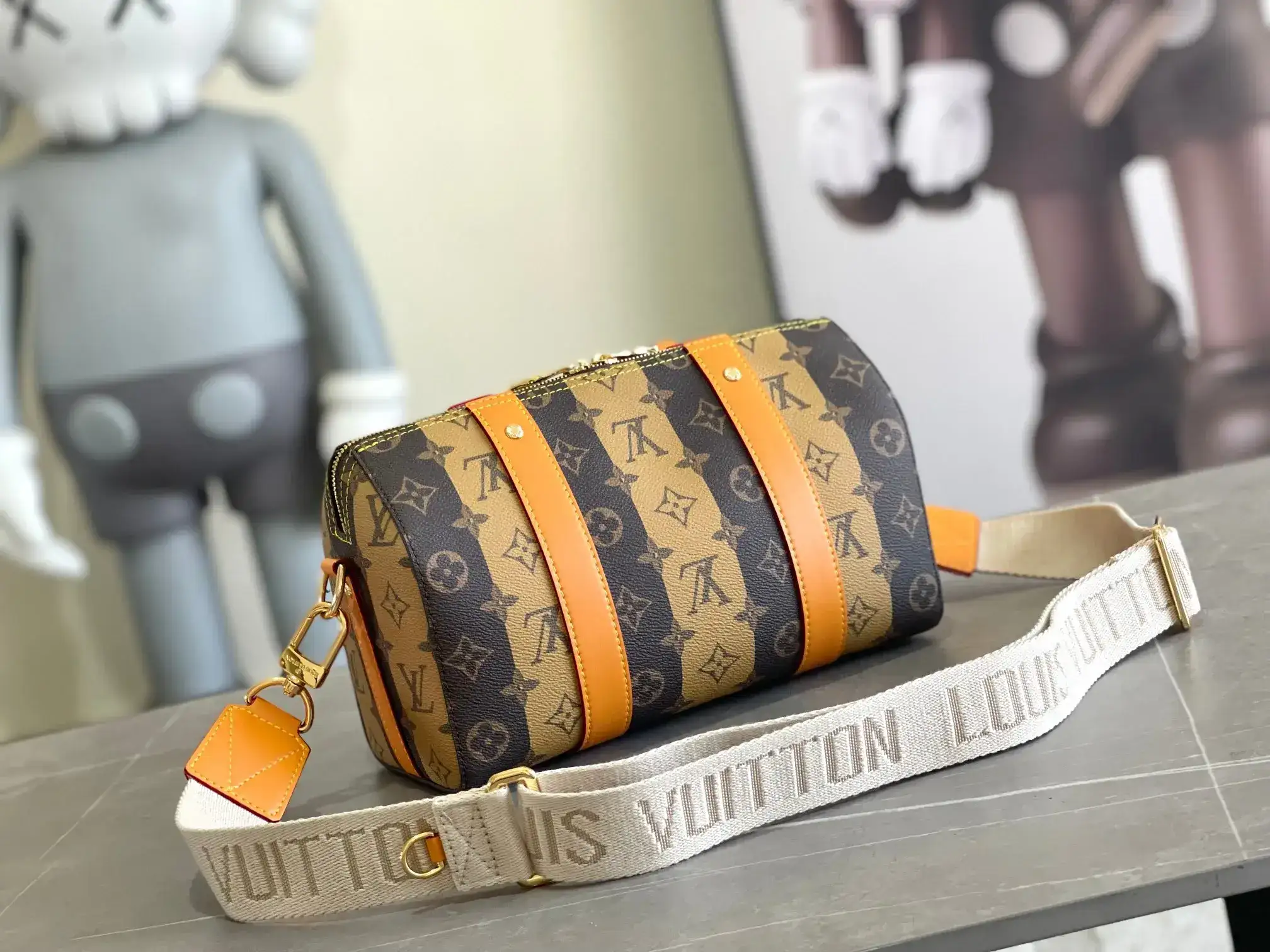 Louis Vuitton Brown Keepall Tote Bag product photo from LabelPicks