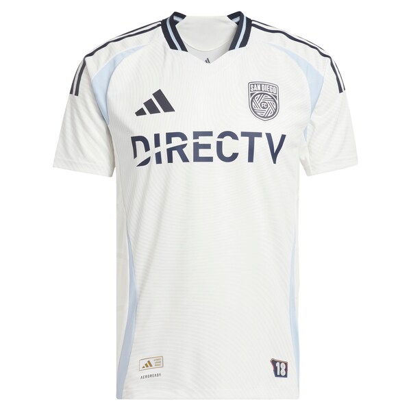 San Diego FC adidas 2025 Woven Into One Replica Custom Jersey - White