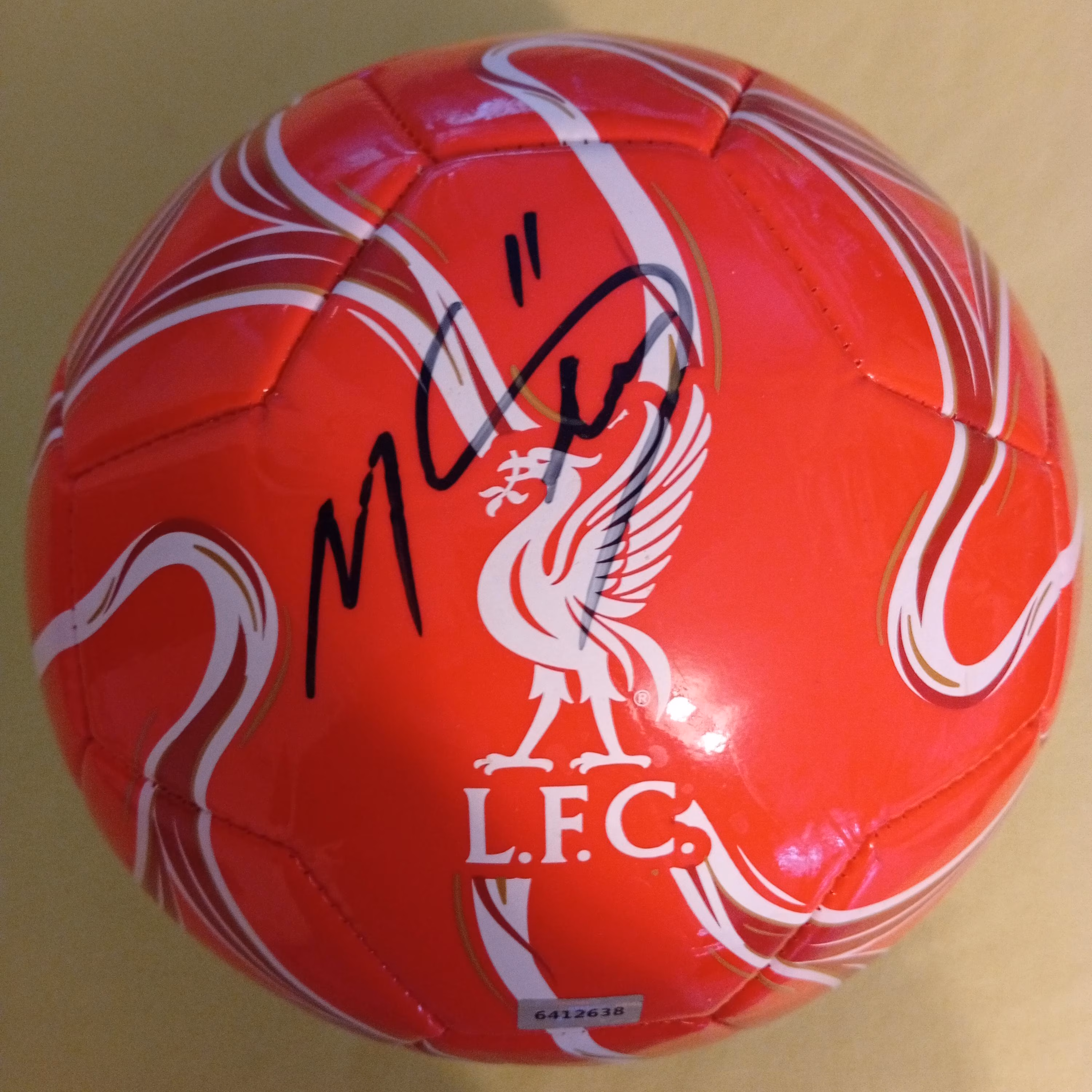 Mohamed Salah Signed Autographed Liverpool Ball With COA