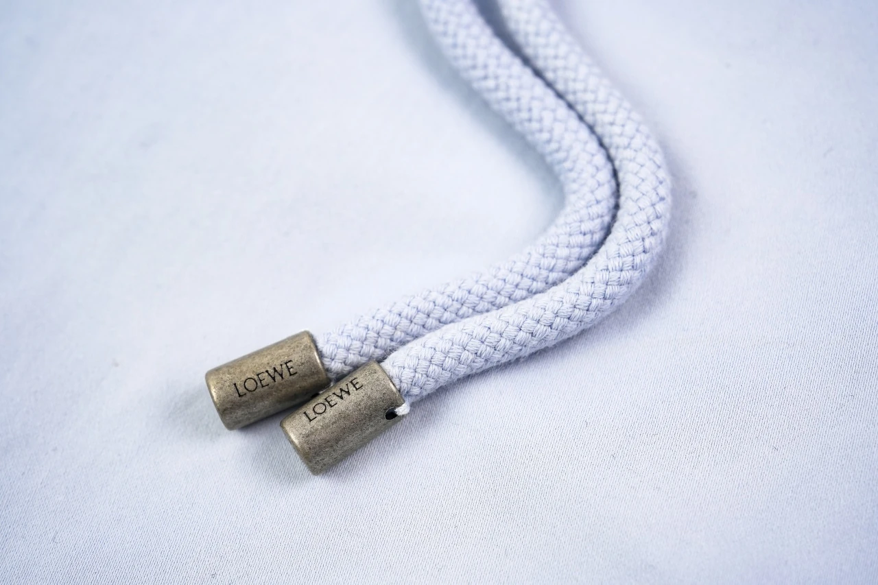 LOEWE Mist Blue Embroidered Hooded Jacket product photo from LabelPicks