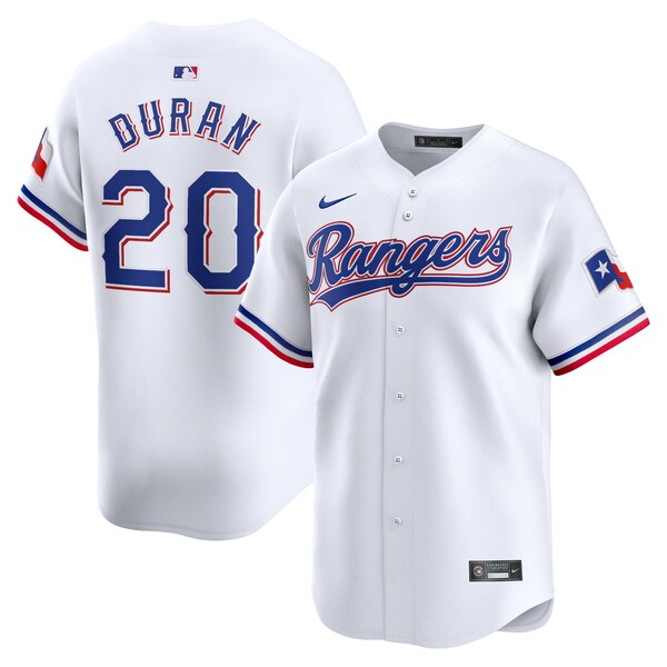 Ezequiel Duran Texas Rangers Nike Home Limited Player Jersey - White