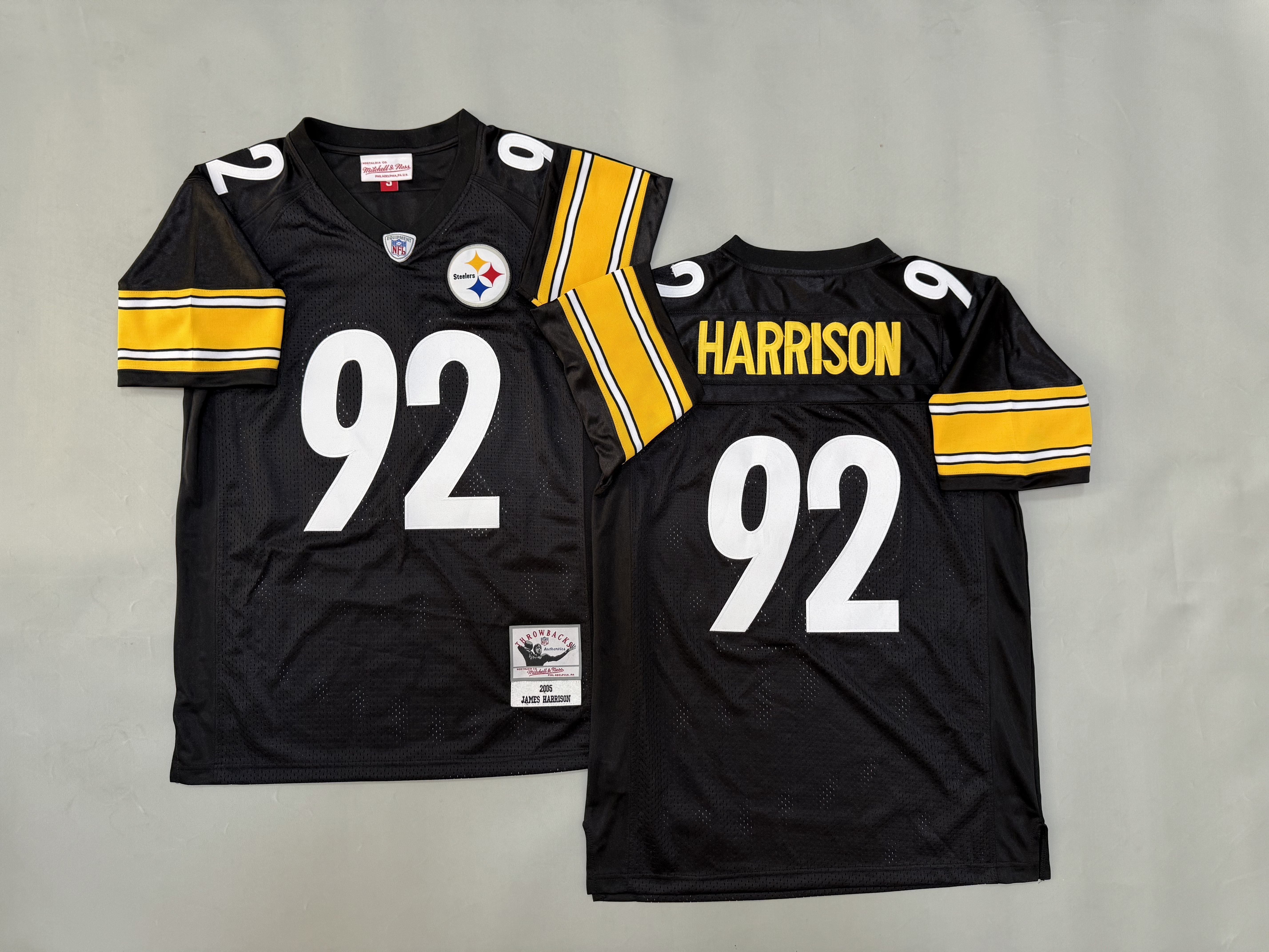James Harrison Pittsburgh Steelers Authentic Throwback Retired Player Jersey