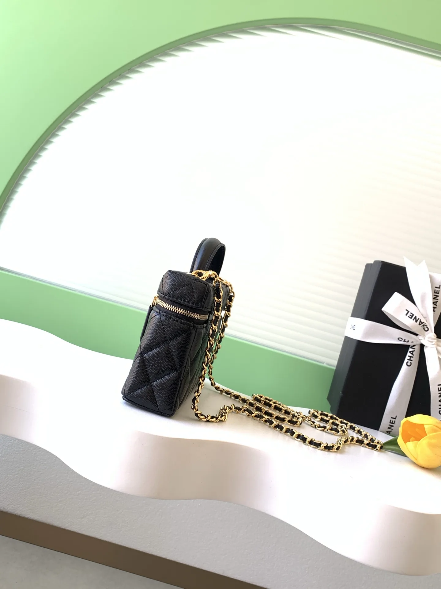 Chanel Black Quilted Leather Crossbody Bag product photo from LabelPicks