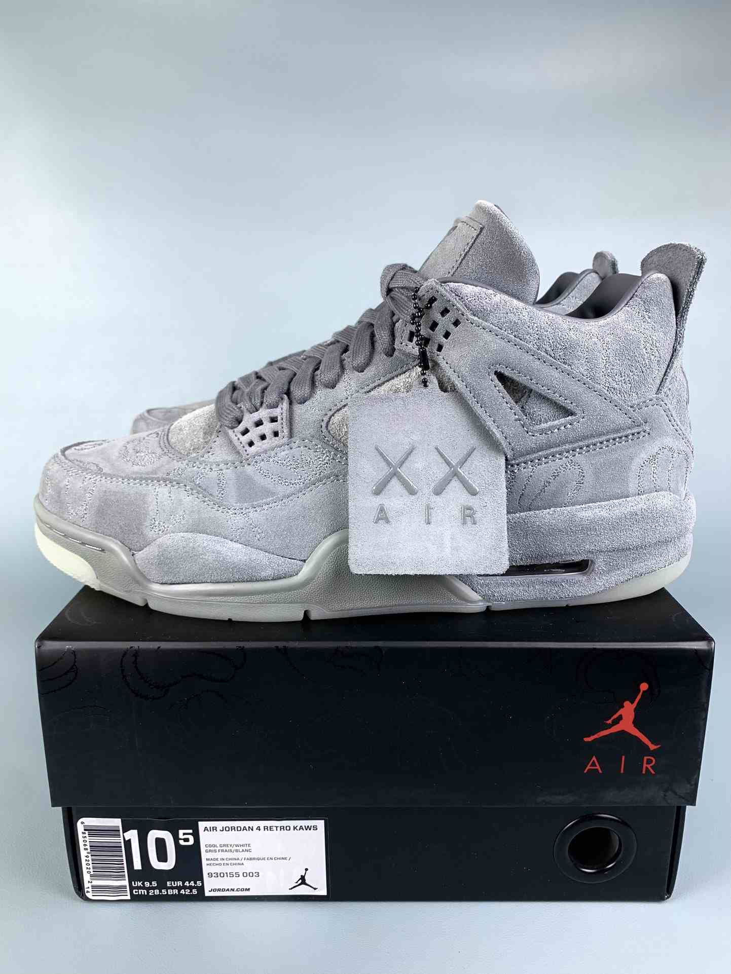 KAWS x Air Jordan 4 “Cool Grey” Shoes
