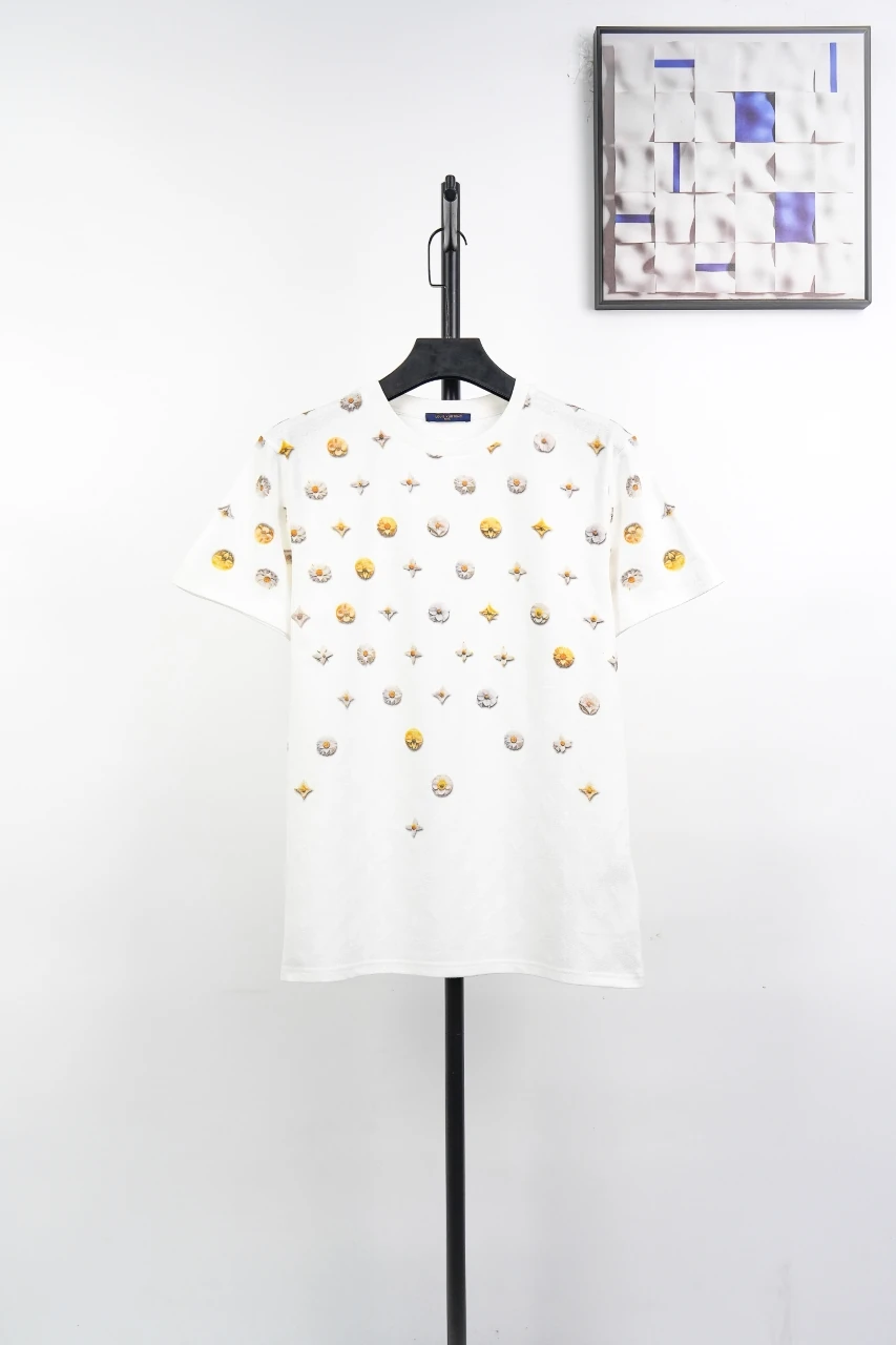Louis Vuitton White Half Daisy Monogram Print T-Shirt product photo from LabelPicks