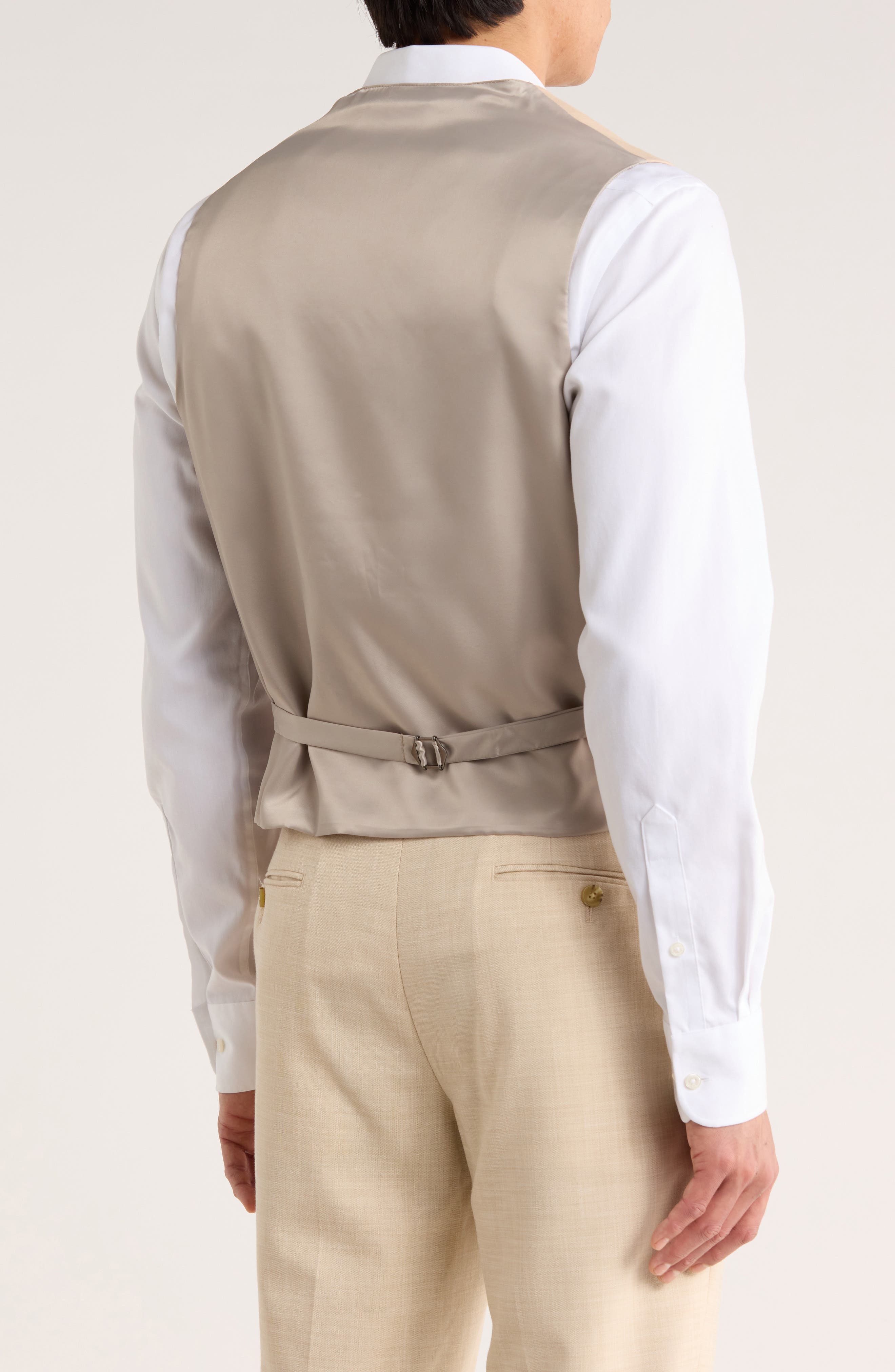 Tommy Hilfiger Stretch Cotton Tuxedo Vest