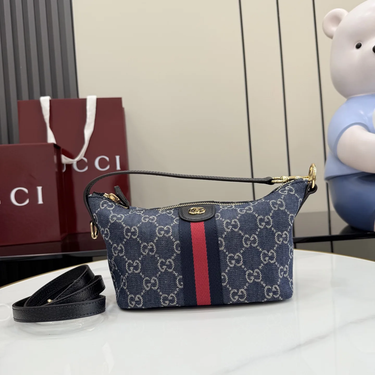 Gucci GG Supreme Canvas Shoulder Bag product photo from LabelPicks