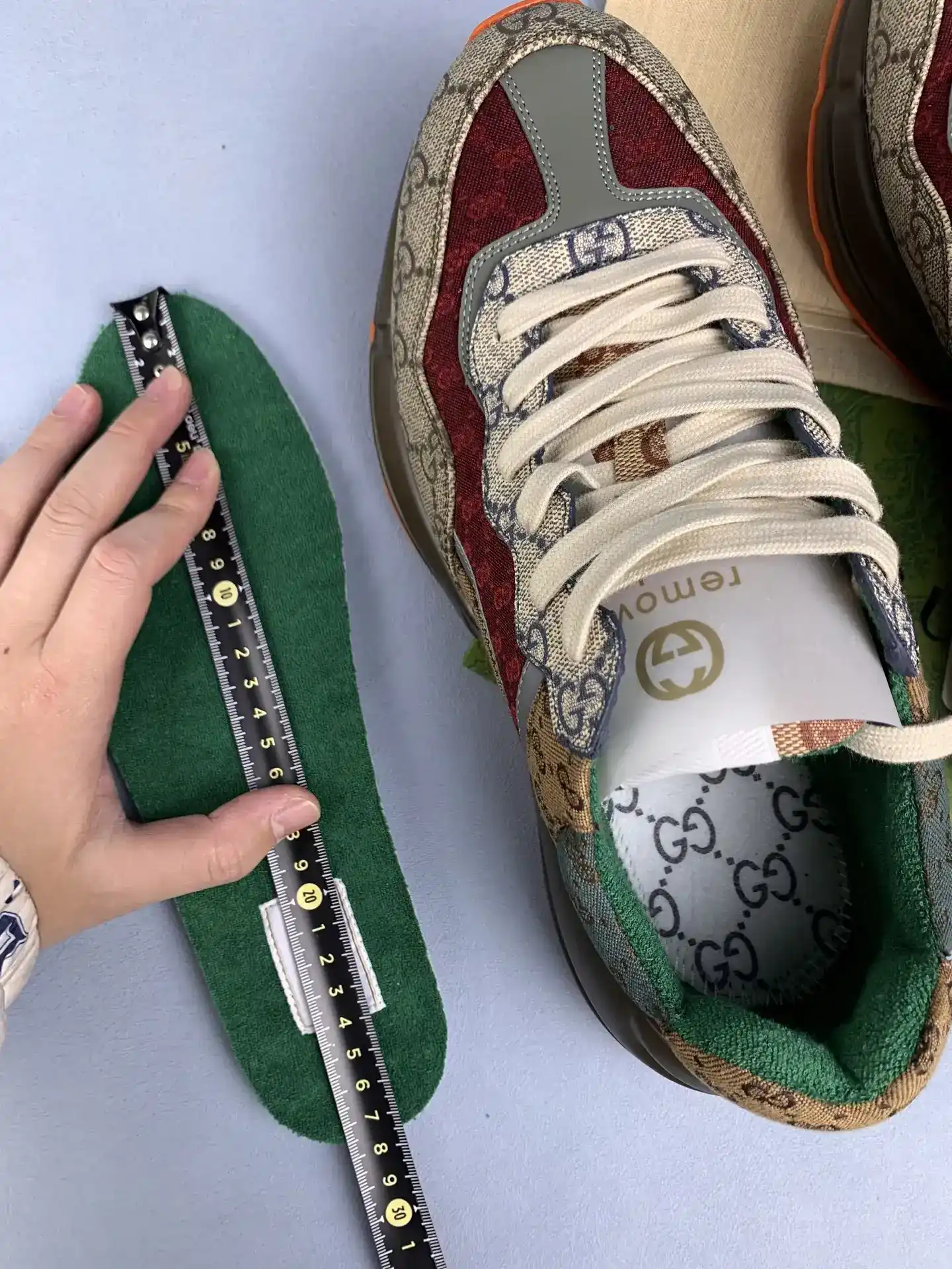 Gucci Rhyton GG sneaker product photo from LabelPicks