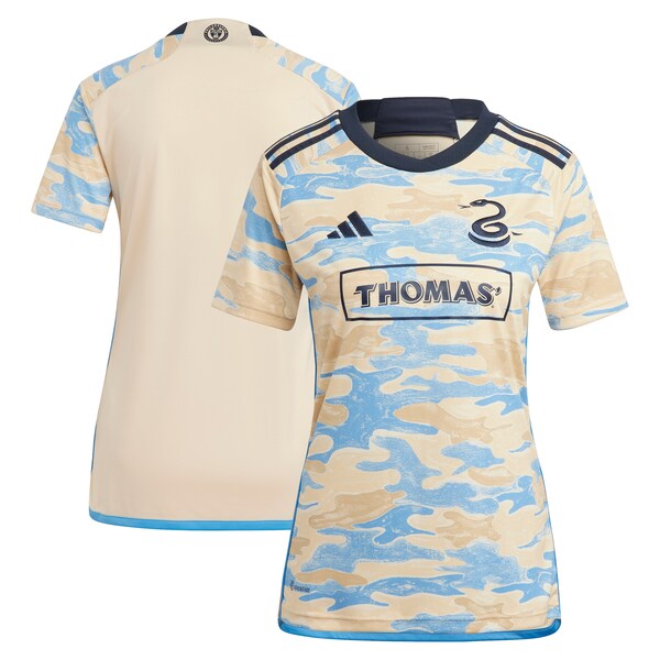 Philadelphia Union adidas Women's 2024 For Philly Replica Jersey - Tan